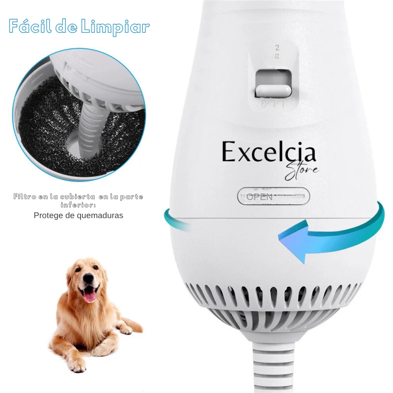 Secador de Mascota 2 en 1