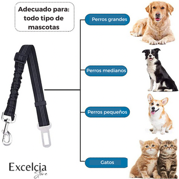 Cinturón de Seguridad para Mascotas