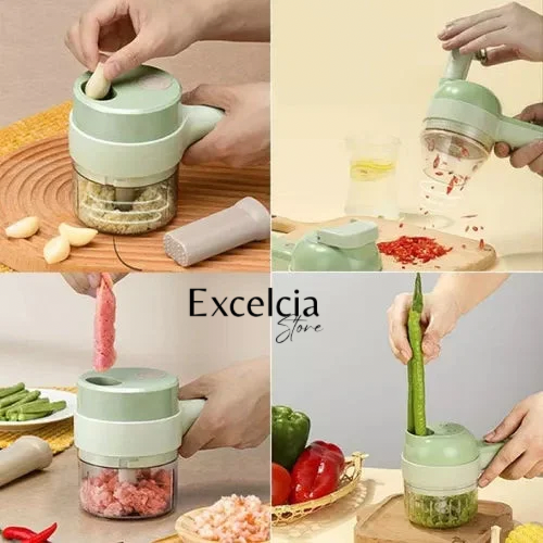 Cortador de verduras eléctrico multifuncional