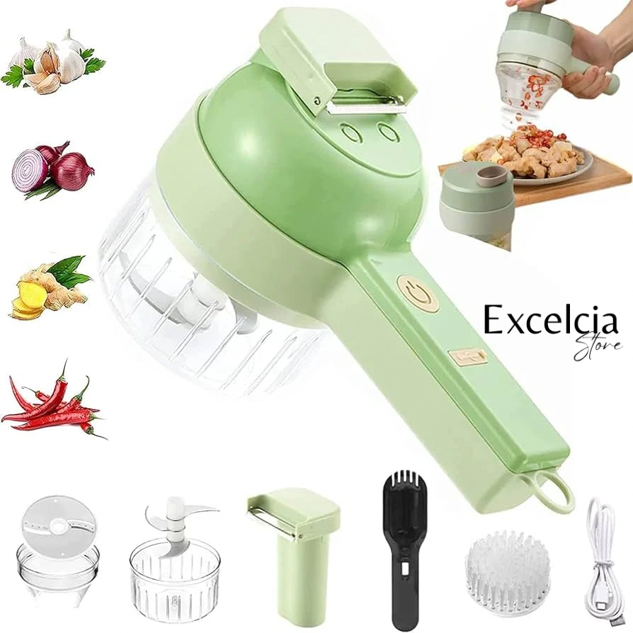 Cortador de verduras eléctrico multifuncional