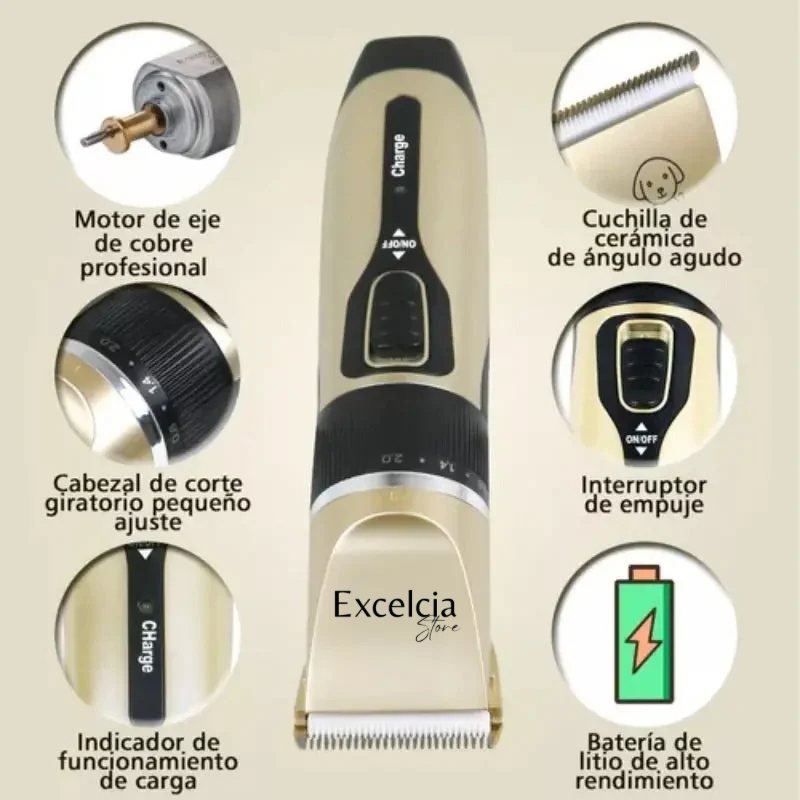 Corta Pelo para Mascotas