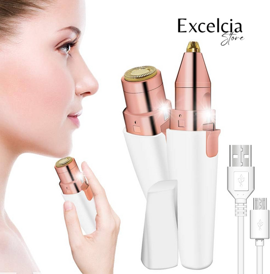Depilador  facial portátil (2 en 1)